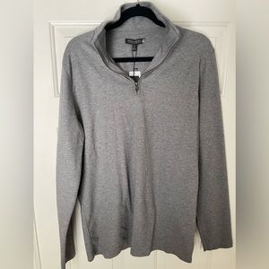 Banana Republic long sleeve quarter zip, luxury touch